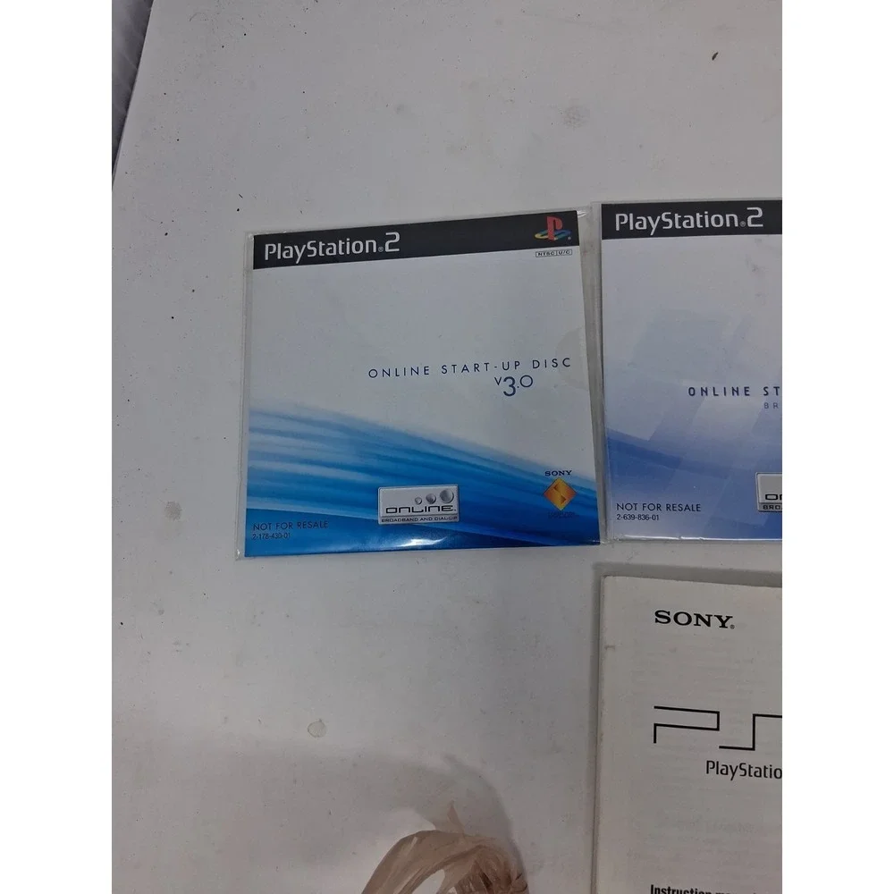 Playstation 2 Instruction Manual SCPH-75001 +start Up/Compatible Product List I